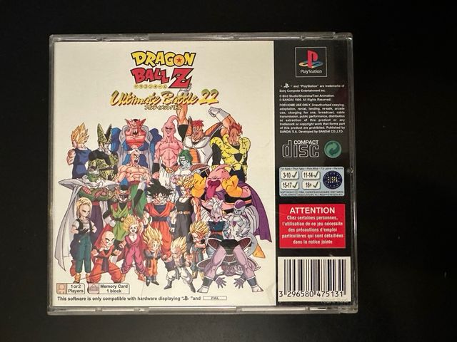 Dragon Ball Z: Ultimate Battle 22 PS1 Bandai