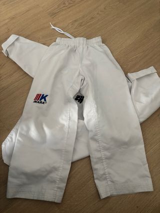 Traje de Taekwondo IKARA Blanco Red arenales 