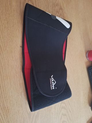 Faja Vulkan Talla Única Negra/Roja