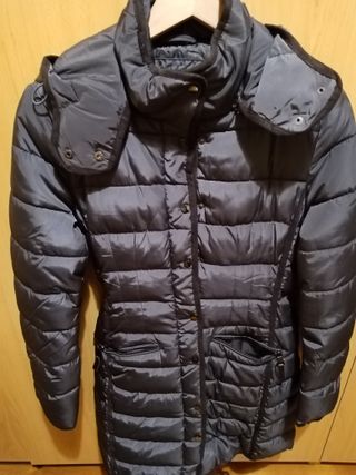 Anorak marrón largo talla L
