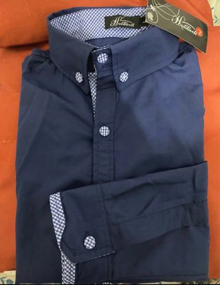 Camisa Hottivell azul talla L