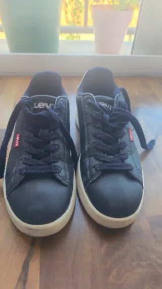 Zapatillas Levi's niño azul y blanco