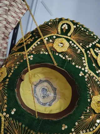 Sombrero Chanel Mariachi Dorado y Verde
