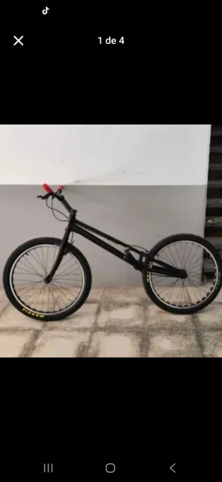 Bicicleta Trial Negra 26"Jitsie Varial