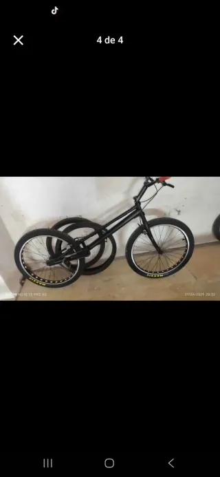 Bicicleta Trial Negra 26"Jitsie Varial