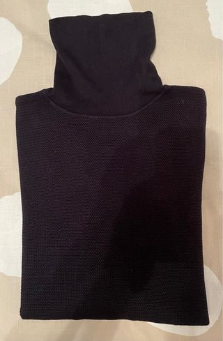 Jersey Zara cuello alto parches en codos Talla M
