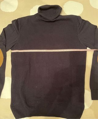 Jersey Zara cuello alto parches en codos Talla M