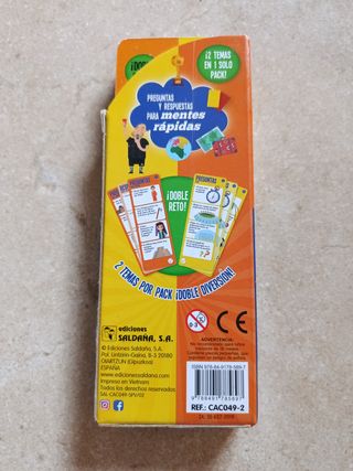Lote Juegos Bolsillo Preguntas y Respuestas