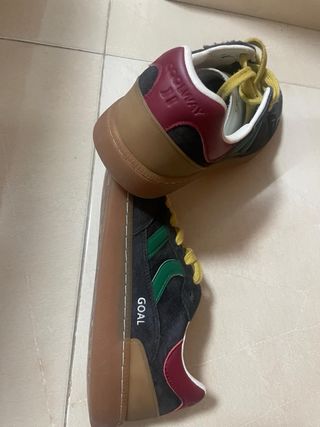 Zapatillas Coolway negras y verdes