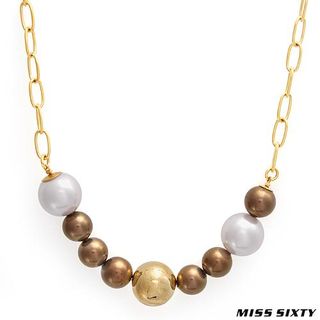 Collar Miss Sixty Dorado Perlas