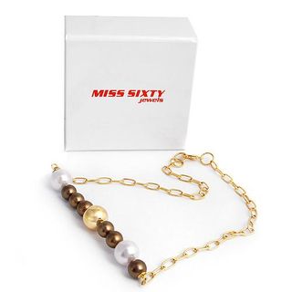 Collar Miss Sixty Dorado Perlas