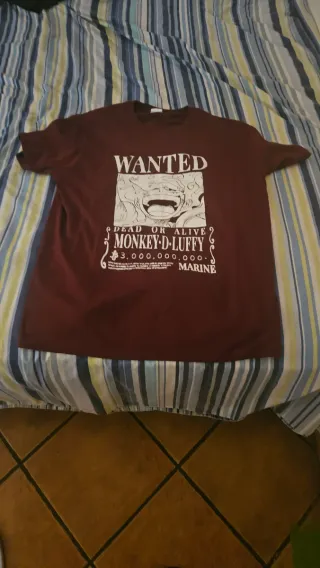Camiseta One Piece Monkey D. Luffy Wanted