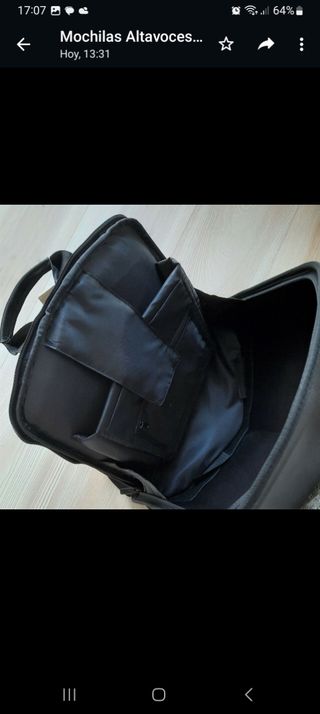 20 Mochilas con altavoz Bluetooth y cargador