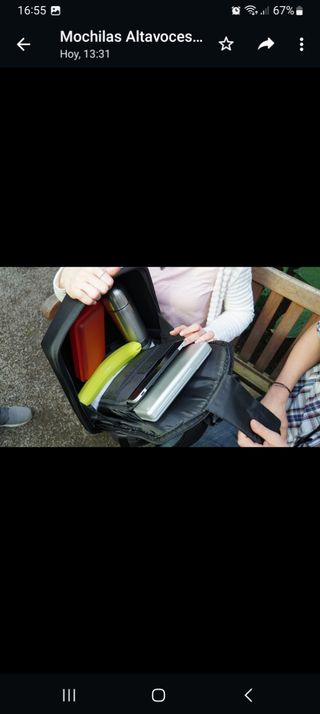 20 Mochilas con altavoz Bluetooth y cargador