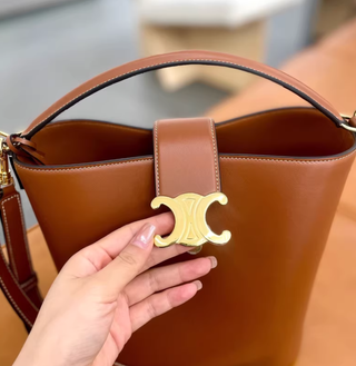 Bolso Celine Louise Piel Marrón