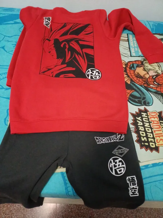 Conjunto Chándal Dragon Ball Z Niño talla 14.15