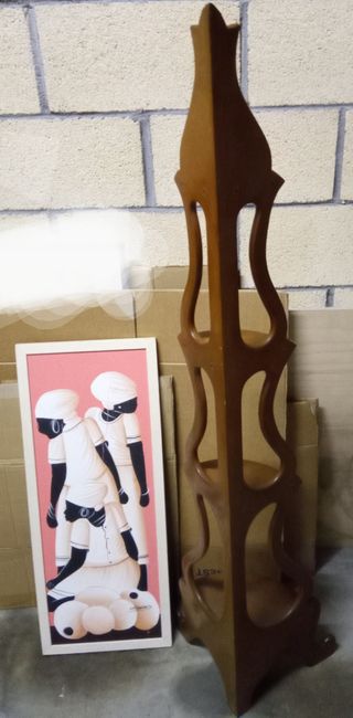 Estantería de madera grande