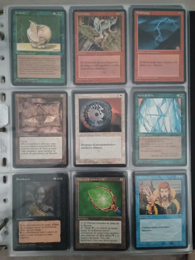 Lote Cartas Magic 4a Borde Negro