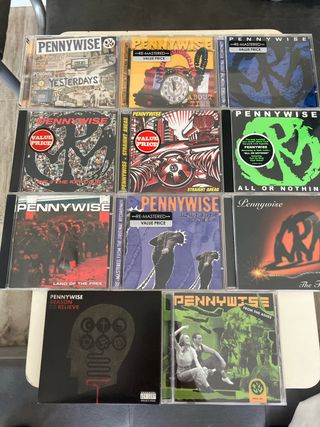 Lote 11 CDs Pennywise Punk Rock