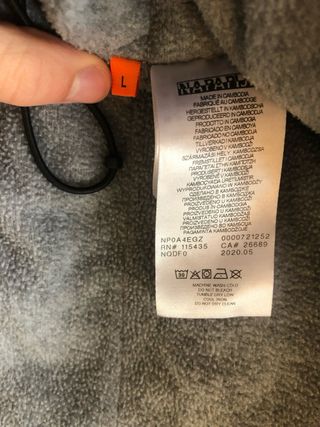 Chaqueta Napapijri Negra Talla L