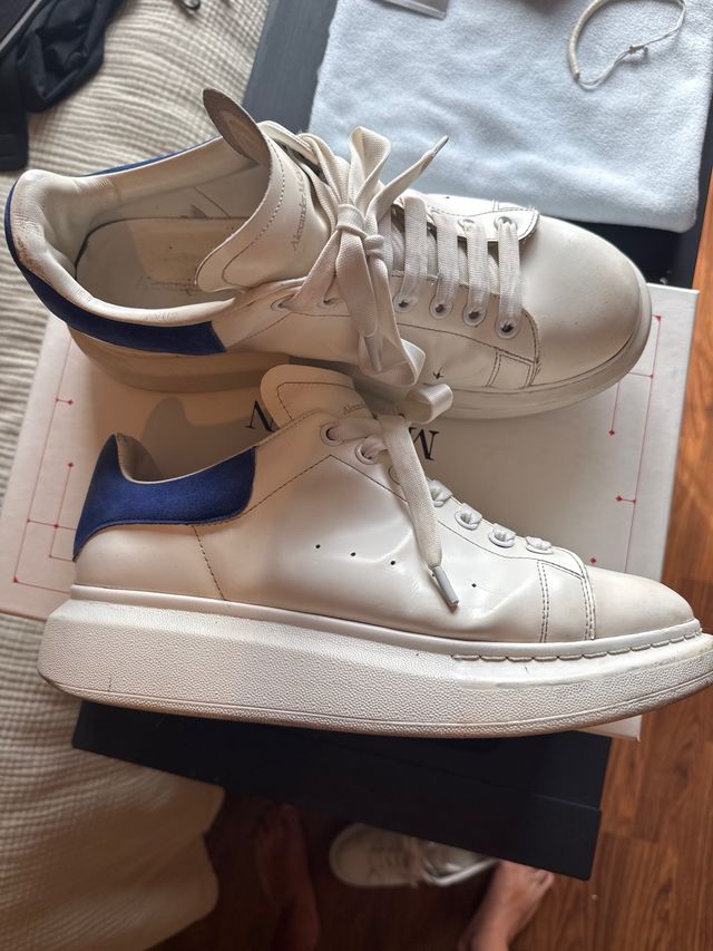 Alexander McQueen Zapatillas Blancas y Azules