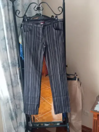 Pantalón rayas mujer talla 42-44