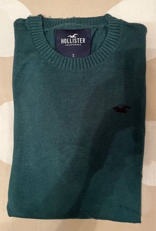 Jersey Hollister verde talla S