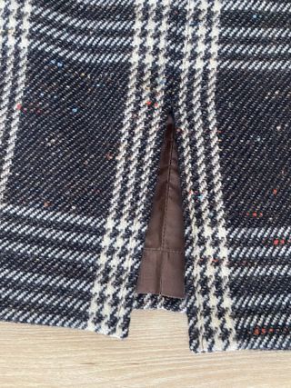 Falda Loewe Lana Tartán Vintage Talla S