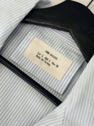 Camisa Zara Oxford Manga Corta Talla S