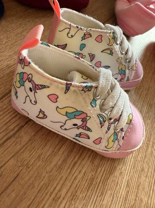 Lote Zapatillas Bebé niña Sin Estrenar