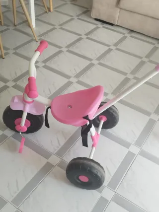 Triciclo infantil rosa