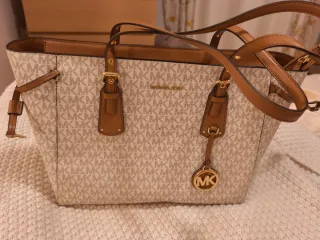 Bolso Michael Kors Beige y Marrón