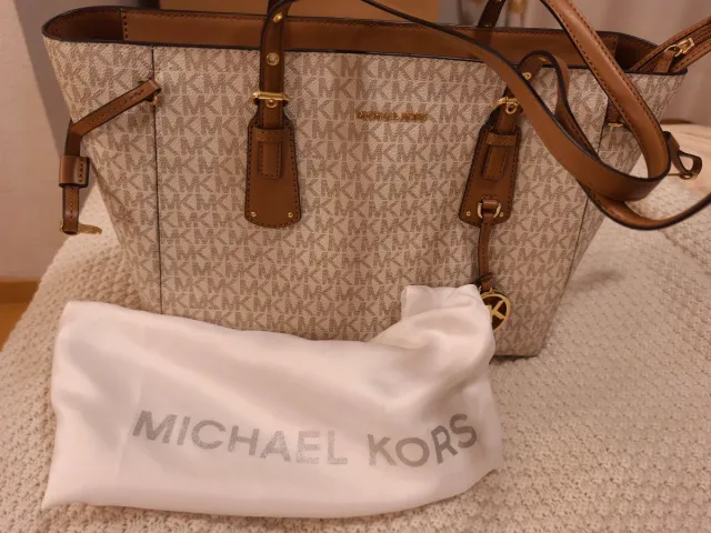 Bolso Michael Kors Beige y Marrón