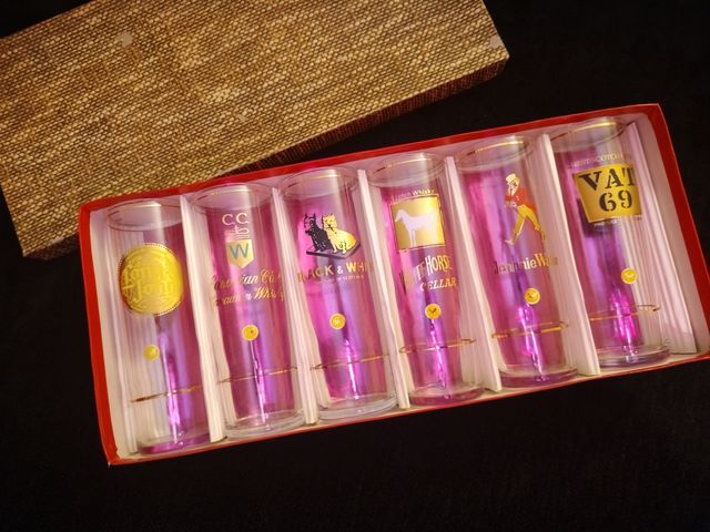 Colección vasos whisky vintage