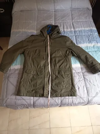 Parka de invierno hombre verde