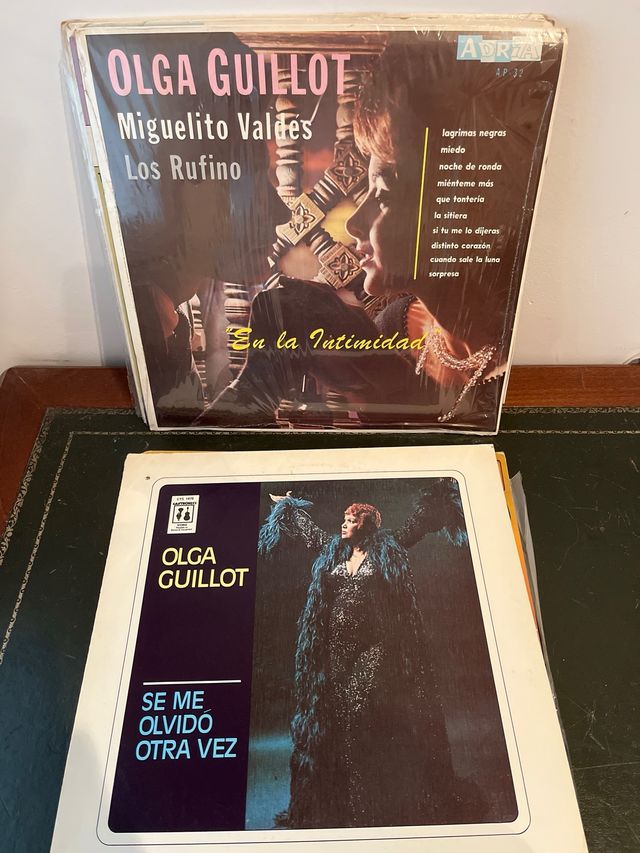 Olga Guillot. Discos de vinilo x3