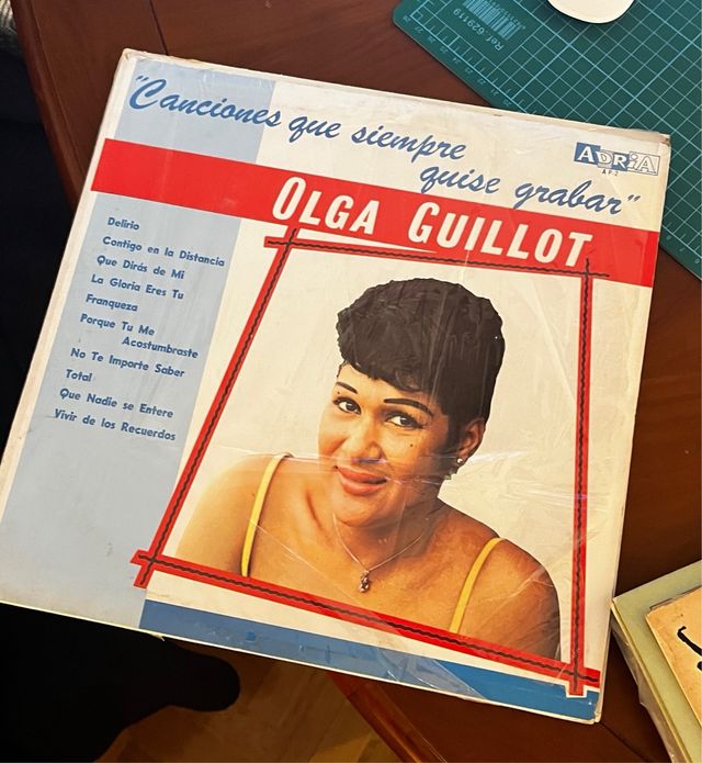 Olga Guillot. Discos de vinilo x3