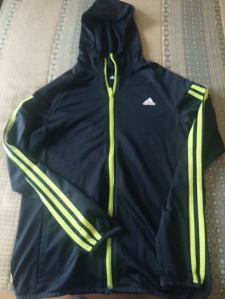Chándal Adidas Negro y Verde Talla 15-16Y