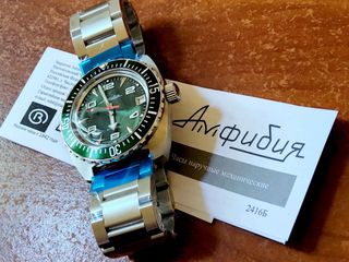 Vostok Amfibia Automatico 170893 Verde 2416B