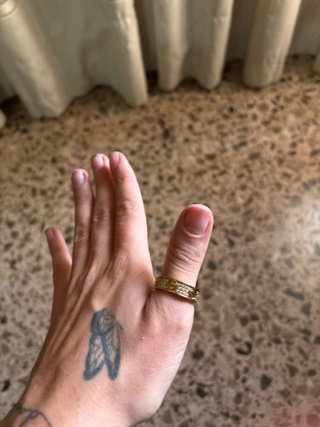 Anillo Cartier Oro Diamantes