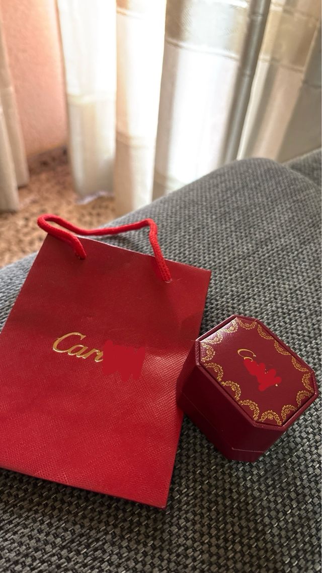 Anillo Cartier Oro Diamantes