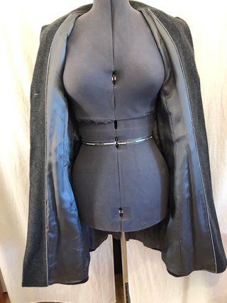 Abrigo lana T44 gris