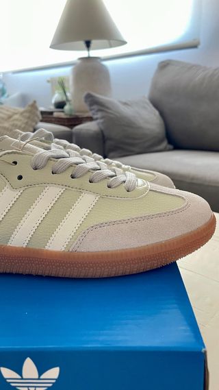 Adidas Samba Vegan Verde y Blanco