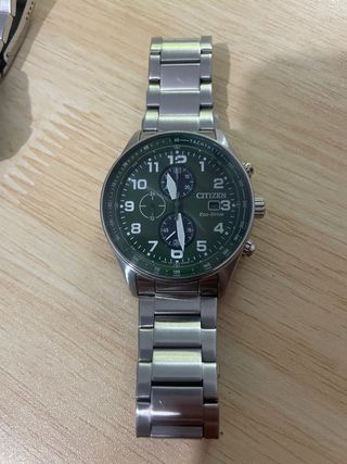 Citizen Urban Crono Verde/Plata