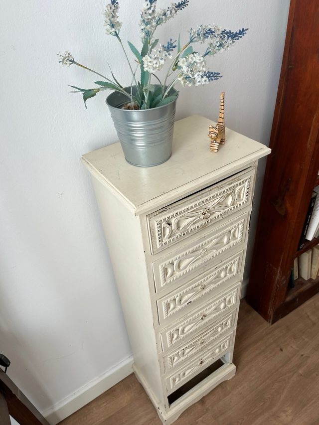 Mueble Auxiliar Cajones Beige