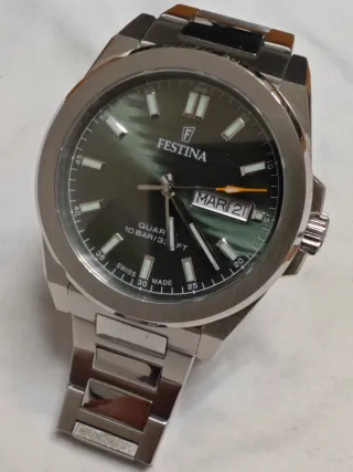 Reloj Festina Dune Esfera Verde Acero