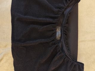 Tubino nero, parte superiore con brillantini