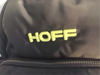Mochila HOFF acolchada gris y verde