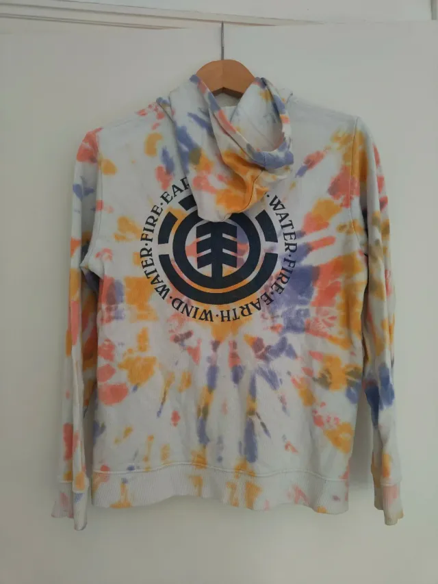 Sudadera con capucha Element tie-dye Talla 12 años