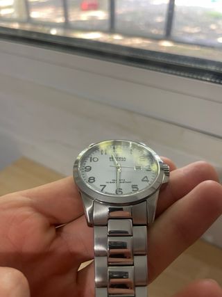 Reloj Festina Swiss Made Plata y Blanco
